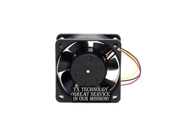 Alt view image 2 of 2 - New D06T-12PG 6025 12V 0.14A 6 double ball bearing chassis cooling fan 60*60*25mm