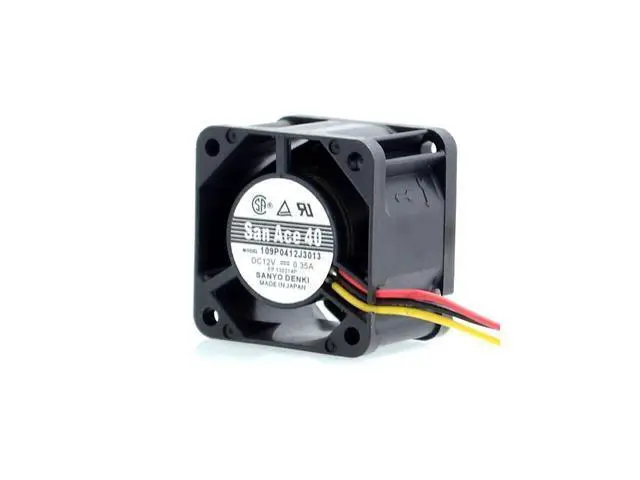 Alt view image 3 of 6 - New 4CM 12V 0.35A 109P0412J3123 4028 dual ball bearing cooling fan 40*40*28mm