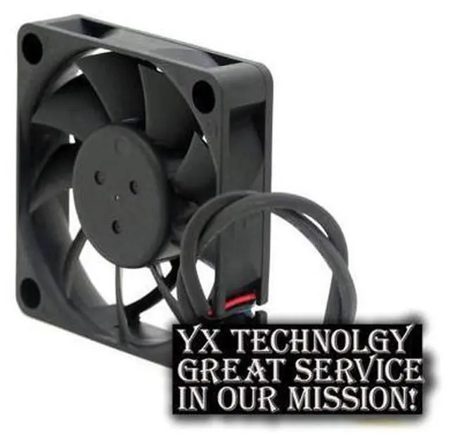 Alt view image 5 of 6 - 2pcs Delta 60*60*15mm AFB0612VHC 6015 12V 0.36A 6CM three-speed cooling fan