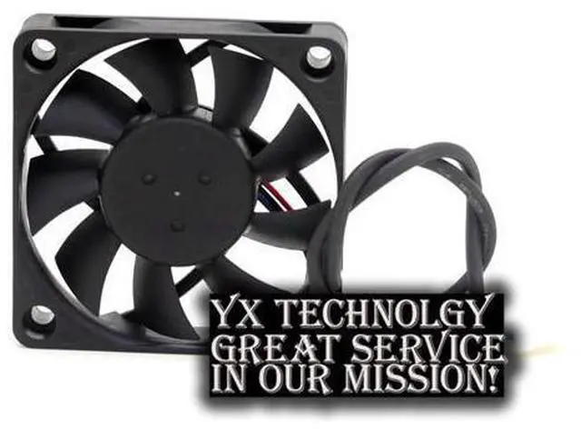 Alt view image 6 of 6 - 2pcs Delta 60*60*15mm AFB0612VHC 6015 12V 0.36A 6CM three-speed cooling fan