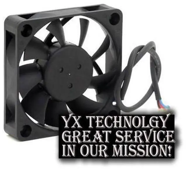 Alt view image 4 of 6 - 2pcs Delta 60*60*15mm AFB0612VHC 6015 12V 0.36A 6CM three-speed cooling fan