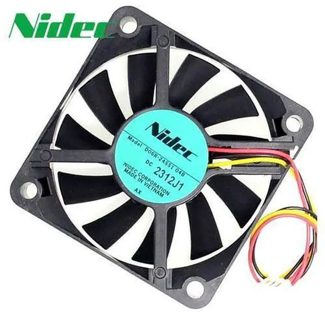 Alt view image 2 of 5 - Nidec D06R-12TH 35B 6015 12V 0.16A double ball bearing cooling fan durable 60*60*15mm