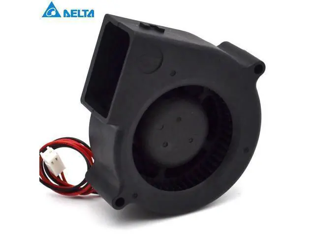 Alt view image 3 of 6 - Delta 75.7mm l x 75.7mm x h 30mm BFB0724H 24V inverter 7530 0.20A 7CM cooling Turbo fan for