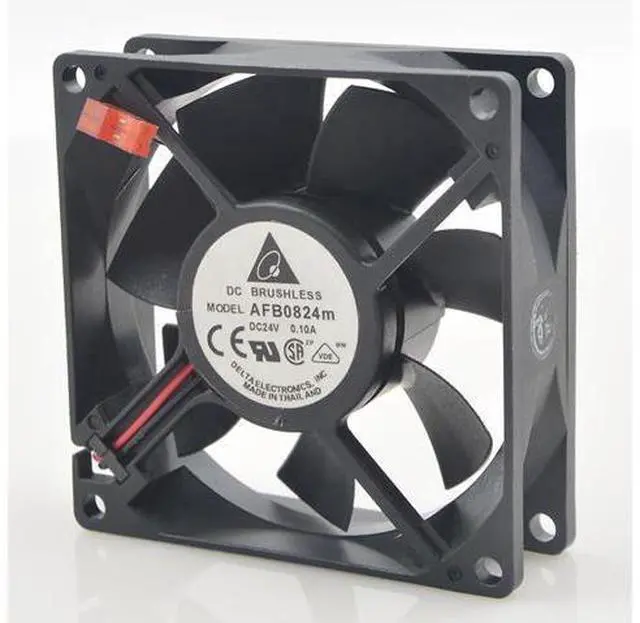 Alt view image 3 of 5 - 1pcs AFB0824M 24V 0.10A delta inverter converter cooling fan 8025 8CM