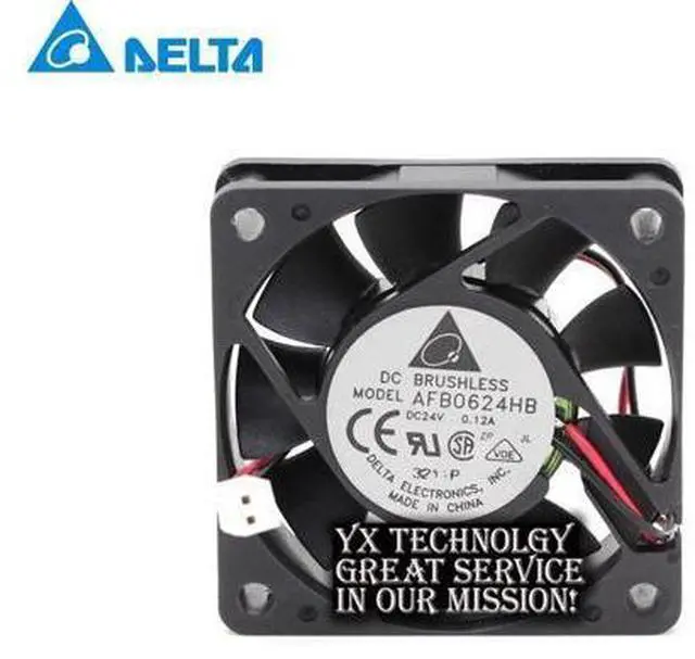 Main image of Delta and AFB0624HB 6015 24V 0.12A industrial inverter cooling fan 60*60*15mm