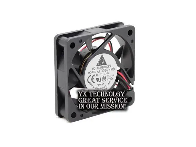 Alt view image 2 of 6 - Delta and AFB0624HB 6015 24V 0.12A industrial inverter cooling fan 60*60*15mm