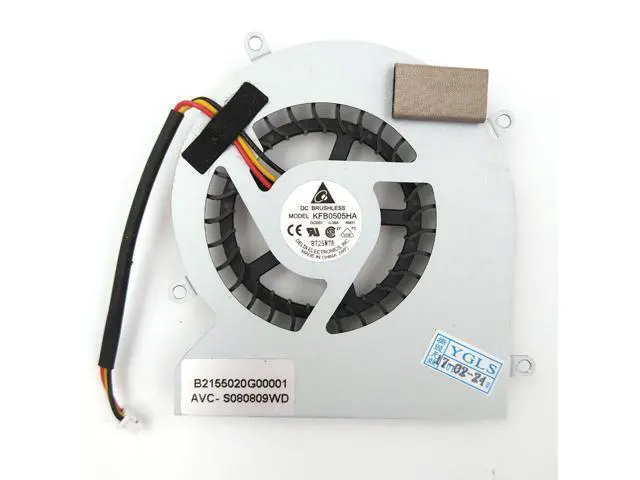 Alt view image 2 of 4 - New Laptop CPU Cooling Fan For Gateway M-6800 T-68 T-63 W350 W350A W350I W650 W650I W650UI Series AD4505HB-G03