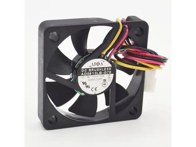 Alt view image 5 of 6 - 1pcs AD0512LB-G70 12V 0.10A 5010 5CM 50*50*10mm dual ball bearing silent cooling fan