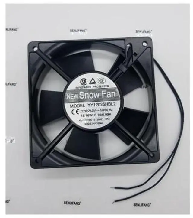 Main image of YY12025HBL2 AC 220V 120*120*25 double ball bearing cooling fan