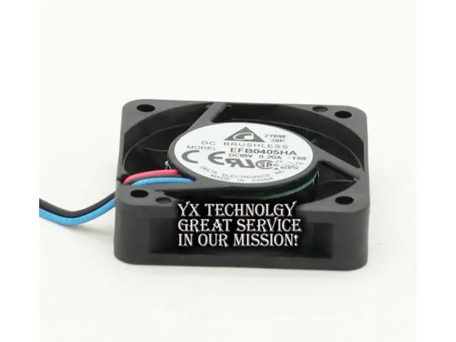 Alt view image 5 of 6 - EFB0405HA 4010 4cm 5V 0.20A three wire speed cooling fan Delta 40*40*10mm