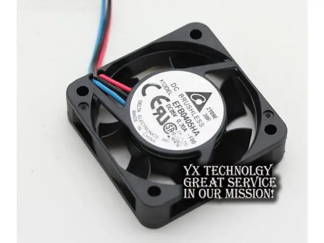 Alt view image 6 of 6 - EFB0405HA 4010 4cm 5V 0.20A three wire speed cooling fan Delta 40*40*10mm