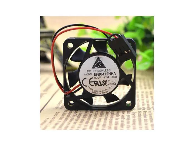 Alt view image 3 of 3 - 4010 4CM 12V 0.15A EFB0412HHA Double Ball Server Cooling Fan