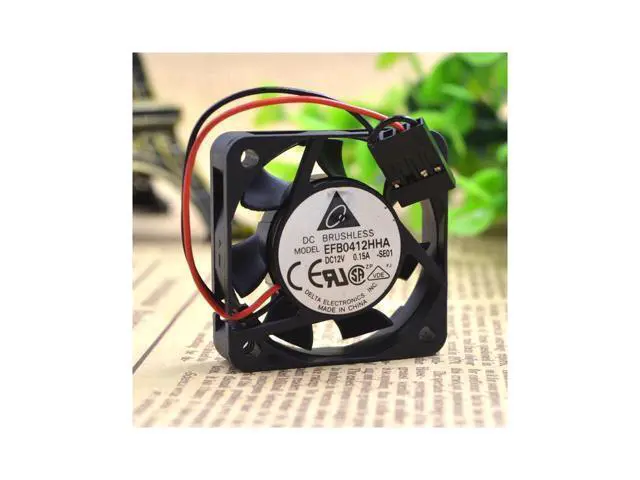 Alt view image 2 of 3 - 4010 4CM 12V 0.15A EFB0412HHA Double Ball Server Cooling Fan
