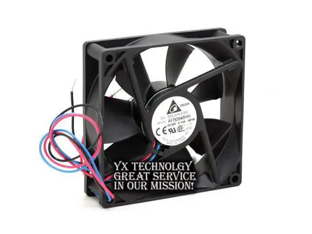 Alt view image 2 of 6 - and AFB0948HH 48V 0.14A 9025 9cm three wire speed cooling fan Delta 90*90*25mm
