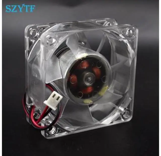 Main image of YY6025H12B 6025 12V 0.25A Transparent 6CM cooling Large wind double ball bearing fan 60*60*25mm