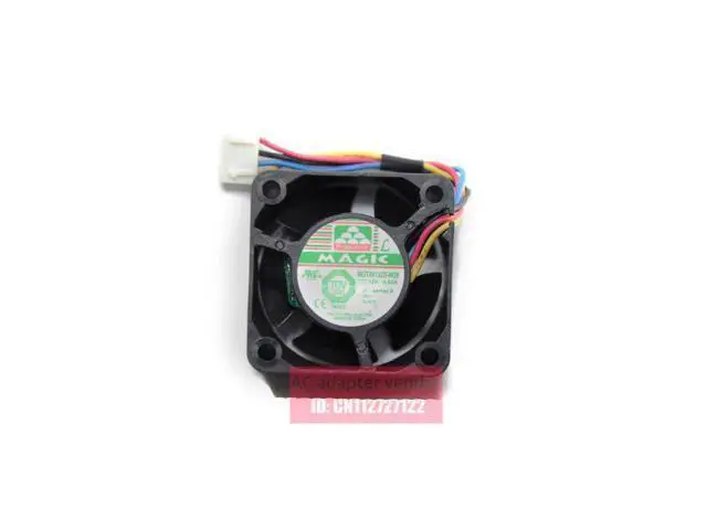 Alt view image 3 of 5 - Taiwan magic 12V 0.22A MGT4012ZB-W20 4020 4 lines 4cm double ball bearing cooling fan