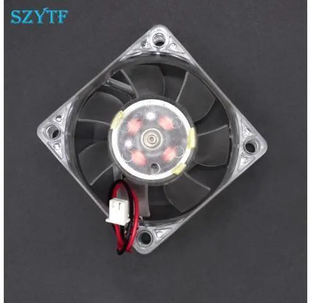 Alt view image 4 of 4 - YY6025H12B 6025 12V 0.25A Transparent 6CM cooling Large wind double ball bearing fan 60*60*25mm