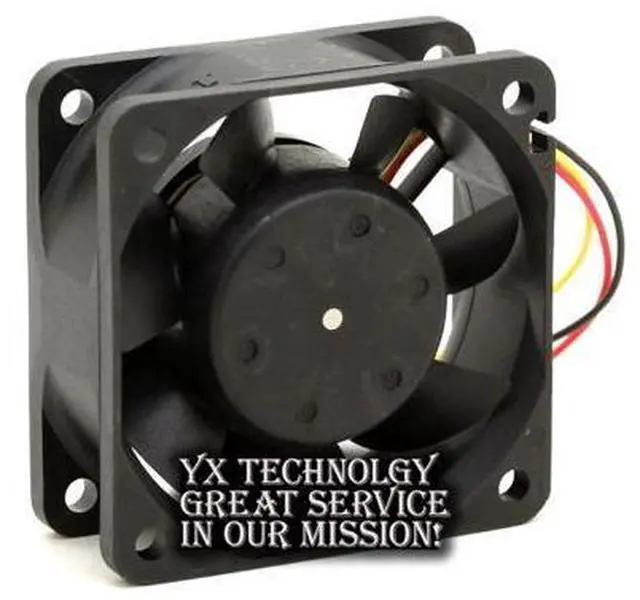 Main image of D06T-12PG 6025 12V 0.14A 6 double ball bearing chassis cooling fan 60*60*25mm