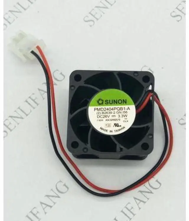 Main image of PMD2404PQB1-A (2).B2639.GN.156 DC 26V 3.3W 2-wire 40x40x28mm Server Cooling Fan