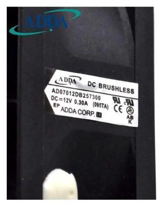Alt view image 5 of 6 - original ADDA 7025 7cm AD07012DB257300 12V CPU fan cooling