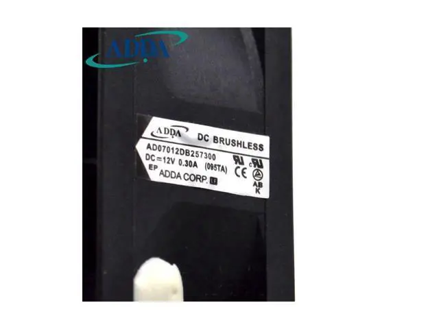 Alt view image 5 of 6 - original ADDA 7025 7cm AD07012DB257300 12V CPU fan cooling