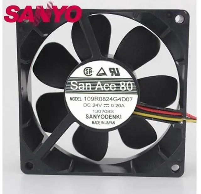 Main image of 1pcs 109R0824G4D07 24V 0.2A 8025 80*80*25mm server inverter cooling fan