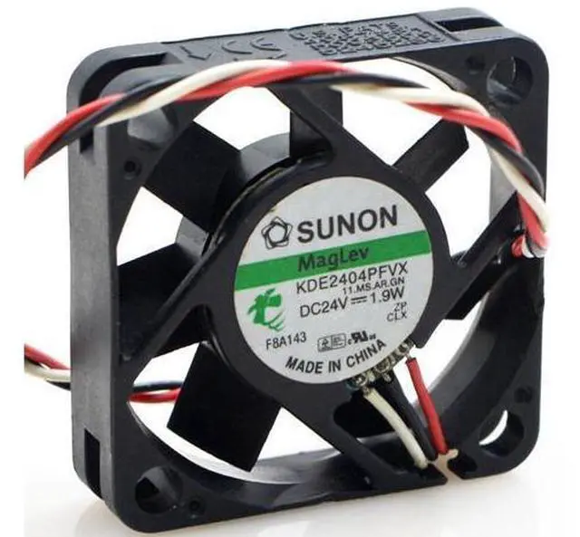 Alt view image 2 of 4 - KDE2404PFVX Double Ball Bearing Cooling Axial Fan DC 24V 1.9W 4010 40*40*10mm