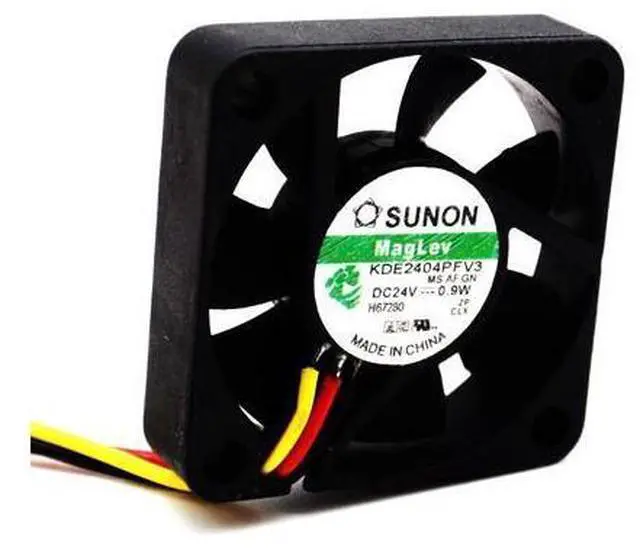 Alt view image 3 of 6 - KDE2404PFV3 Oil bearing Cooling Axial Fan DC 24V 0.9W 4010 40*40*10mm