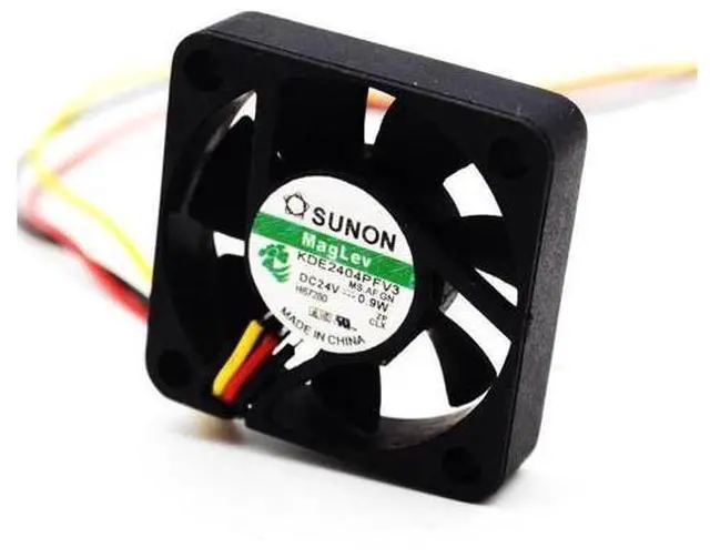 Alt view image 6 of 6 - KDE2404PFV3 Oil bearing Cooling Axial Fan DC 24V 0.9W 4010 40*40*10mm