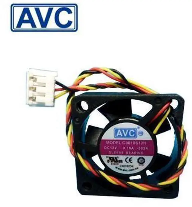 Main image of 2pcs AVC C3010S12H 30*30*10mm 3*3cm 3010 silent cooling fan 12V 3CM