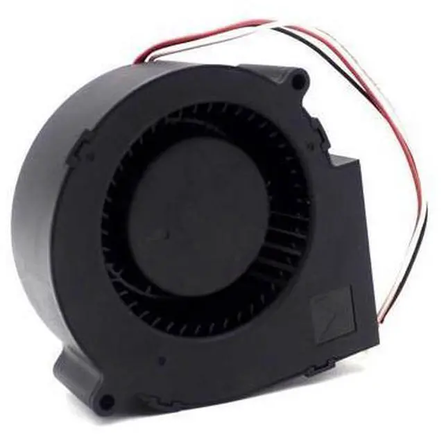 Alt view image 2 of 6 - AVC 9733 DC 12V 1.32A BA10033B12H 3 wire turbine cooling fan blower