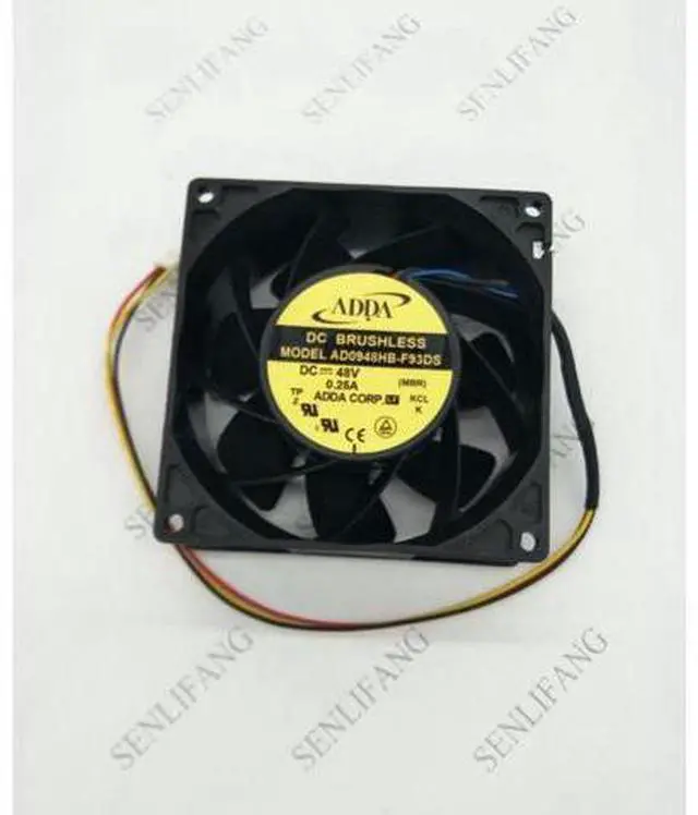 Main image of 9CM 48V 0.25A 9238 9038 AD0948HB-F93DS Converter Server cooling Fan 4400RPM 100CFM