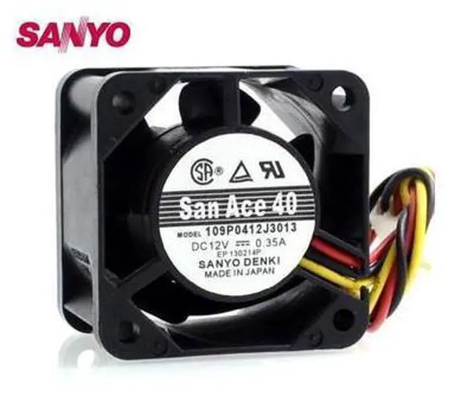 Main image of 1pcs The new 109P0412J3013 4028 4CM 12V 0.35A wind speed cooling fan 40*40*28mm