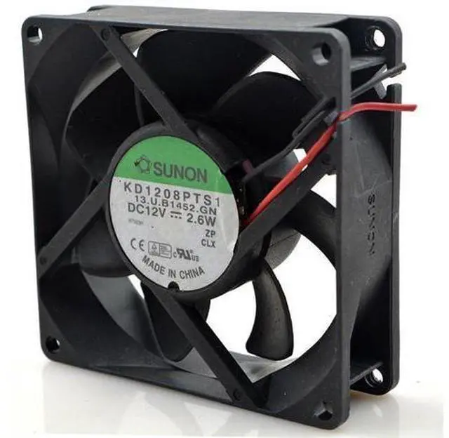 Alt view image 3 of 5 - New KD1208PTS1 12V 2.6W 8CM 8025 chassis power supply cooling fan 80*80*25mm