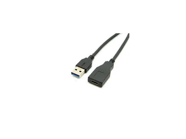 Alt view image 4 of 5 - USB-C USB 3.1 Type C Female to USB 3.0 A Male Data Cable for Macbook Tablet Mobile Phone