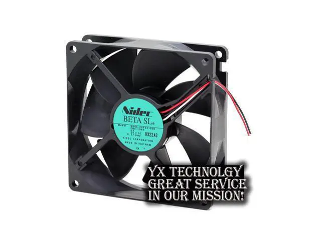 Alt view image 3 of 5 - Nidec D09A-24PS2 05B 24V 0.17A 9225 elevator inverter cooling fan NIEDC 92*92*25mm
