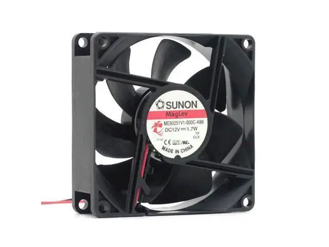 Alt view image 3 of 4 - 1pcs ME80251V1-000C-A99 12V 1.7W 8025 8CM 80*80*25mm silent cooling fan