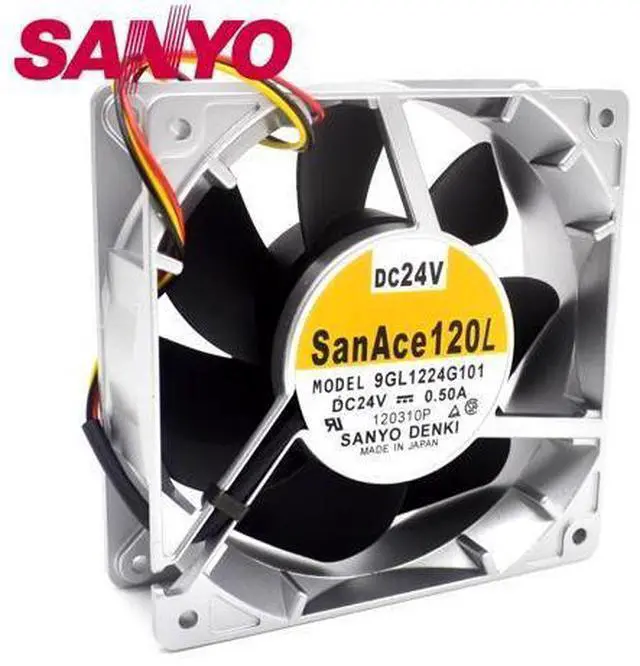 Main image of 9GL1224G101 12038 24V 0.5A 12cm cooling fan temperature gale 120*120*38mm