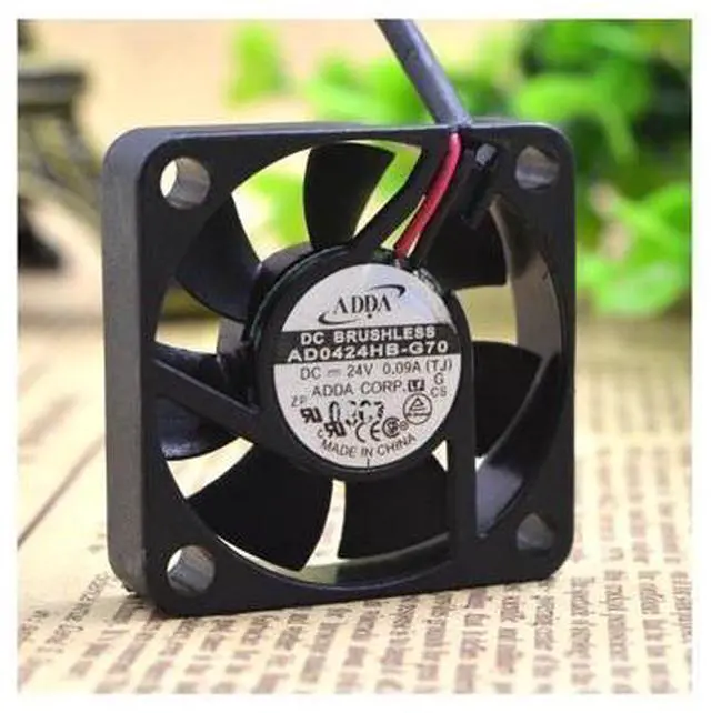 Alt view image 2 of 5 - ADDA AD0424HB-G70 24V 0.09A chassis 4010 4 cm thin cooling fan