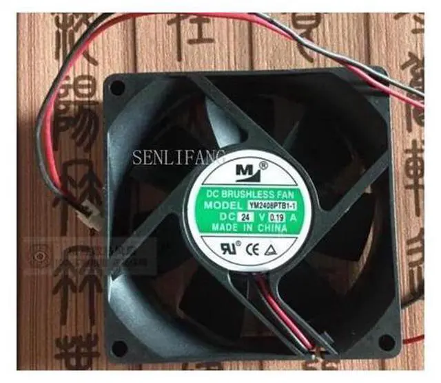 Main image of NEW YM YM2408PTB1-1 802524V 0.19A 8CM Frequency converter cooling fan