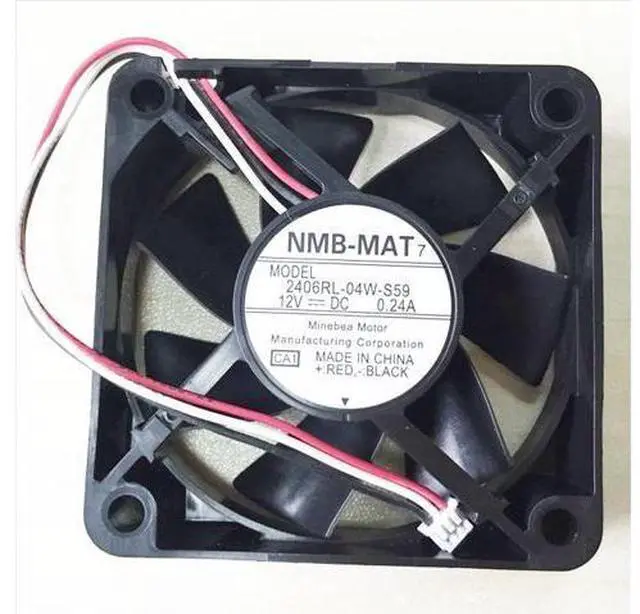 Main image of 1pcs 2406RL-04W-S59 12V 0.24A 6015 6CM Projector axial cooling fan