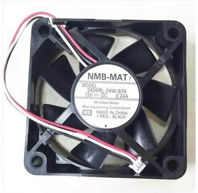 Main image of 1pcs 2406RL-04W-S59 12V 0.24A 6015 6CM Projector axial cooling fan