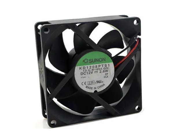 Alt view image 2 of 5 - KD1208PTS1 12V 2.6W 8CM 8025 chassis power supply cooling fan 80*80*25mm
