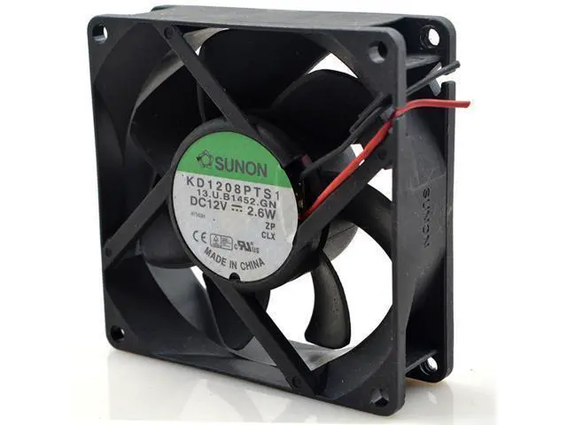 Alt view image 3 of 5 - KD1208PTS1 12V 2.6W 8CM 8025 chassis power supply cooling fan 80*80*25mm