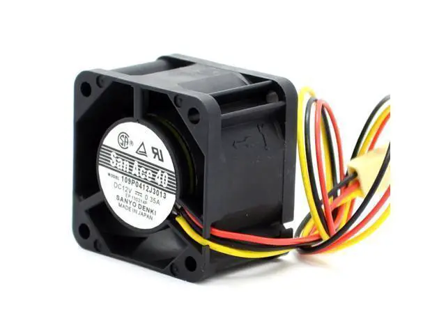 Alt view image 3 of 5 - 1pcs The 109P0412J3013 4028 4CM 12V 0.35A wind speed cooling fan 40*40*28mm