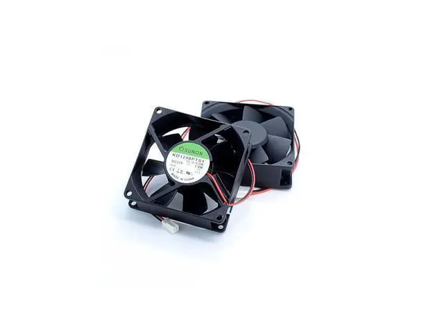 Alt view image 6 of 6 - KD1208PTS1 80*80*25mm 8025 12V 1.9W low-current power supply chassis cooling fan
