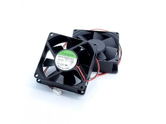 Alt view image 6 of 6 - KD1208PTS1 80*80*25mm 8025 12V 1.9W low-current power supply chassis cooling fan