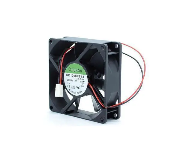 Alt view image 3 of 6 - KD1208PTS1 80*80*25mm 8025 12V 1.9W low-current power supply chassis cooling fan