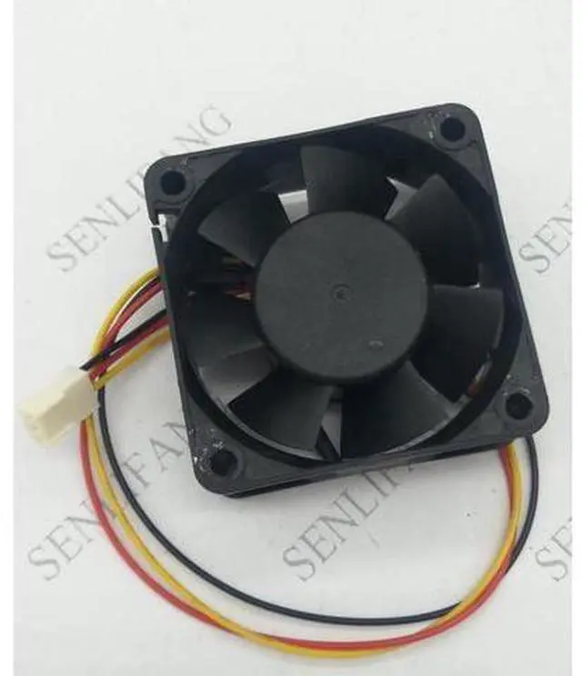 Alt view image 2 of 2 - For FD1260255B 2A DC12V 1.44W 3pin 3wire 6025 60X60X25MM Cooling Fan