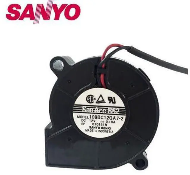 Main image of 109BC12GA7 -1 5015 12V 0.12A 5cm 50mm turbo centrifugal cooling fan